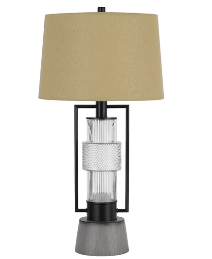 Настольная лампа Cal Lighting Vallda 31″, черная