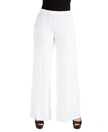 Женские брюки-палаццо 24seven Comfort Apparel, белые