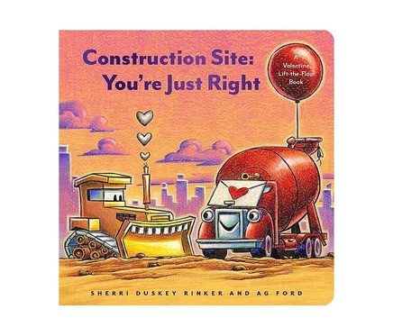 Картонная книга «Строительная площадка: Ты — в самый раз», с клапанами
