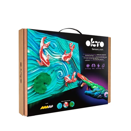 Набор для 3D-рисования Wise Elk OKTO «Koi Carps», 30×40 см