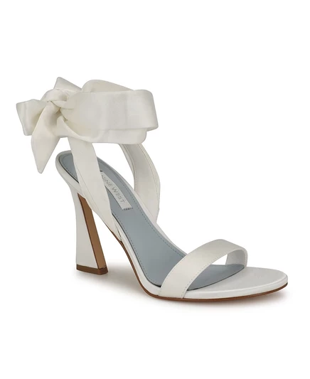 Женские босоножки Nine West Kelsie на каблуке, белые