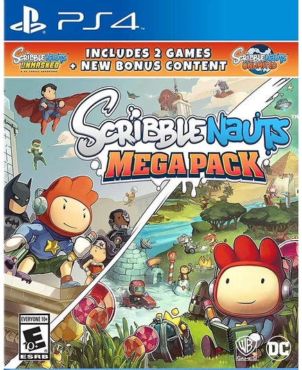 Видеоигра Warner Bros. Scribblenauts Showdown для PS4, белая