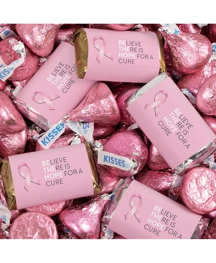 Конфеты Just Candy Hershey's 748 г ≈124 шт, розовые