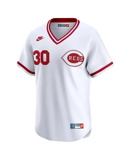 Мужская футболка Nike Ken Griffey White Cincinnati Reds из лимитированной коллекции Cooperstown в стиле ретро white