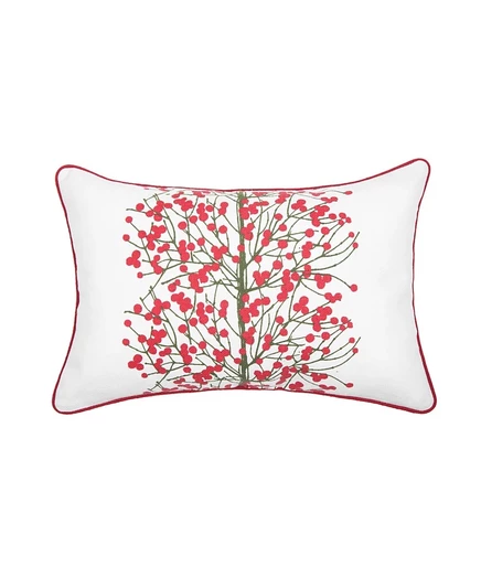 Декоративная подушка C & F Home Berries Tree 33×51 см, белая