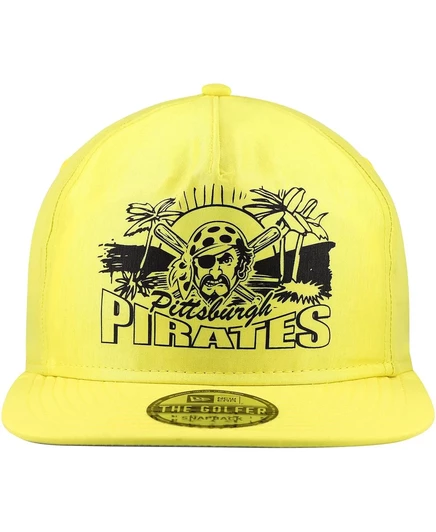 Мужская кепка New Era Pittsburgh Pirates неоновая, желтая