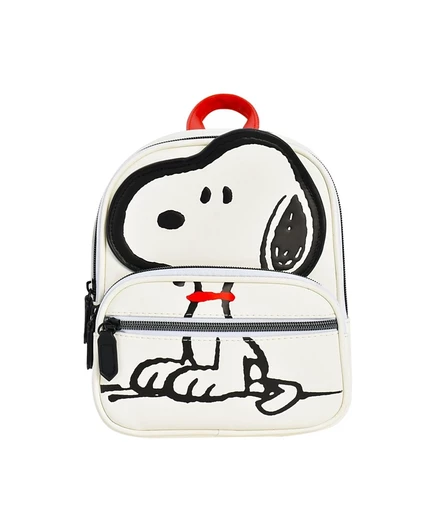 Женский мини- рюкзак Peanuts Snoopy Red Collar, белый