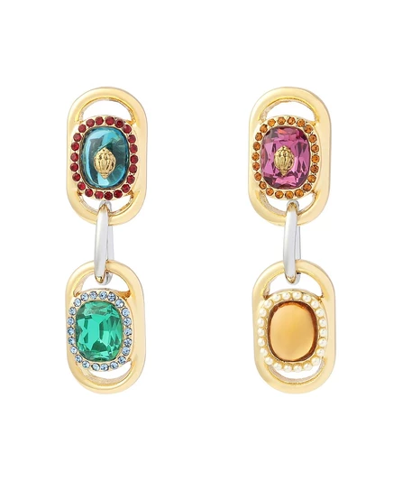 Серьги-подвески Kurt Geiger London с жемчугом, разноцветные