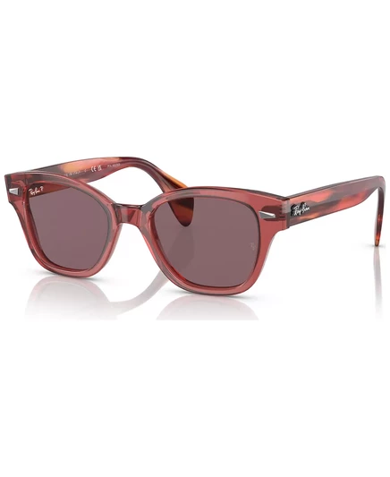 Солнцезащитные очки Ray-Ban Унисекс с поляризацией, RB0880S52-P transparent pink