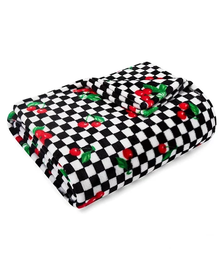 Плед Betsey Johnson ультраплюшевый 127×178 см, красный