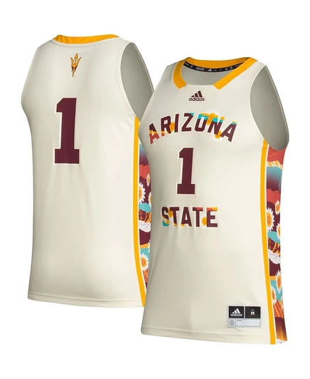 Мужская баскетбольная майка Adidas Arizona State Sun Devils, хаки