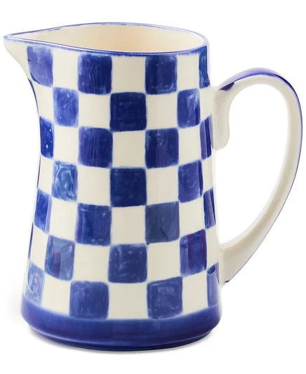 Кувшин Mackenzie-Childs Indigo Check 1,7 л, синий