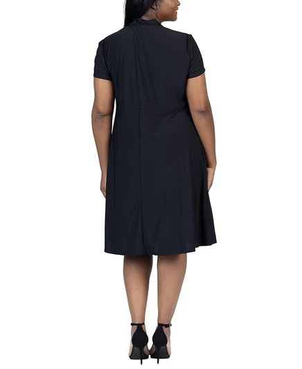 Женское платье 24seven Comfort Apparel, плюс размер, черное