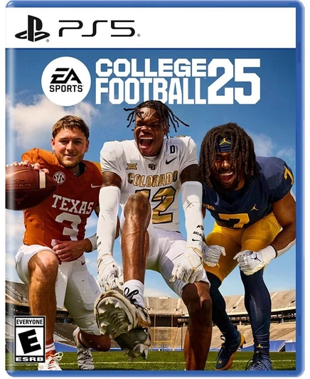 Видеоигра Sony College Football 25 для PlayStation 5, синяя