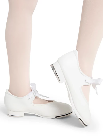 Степ-туфли для девочек Capezio Shuffle, белые