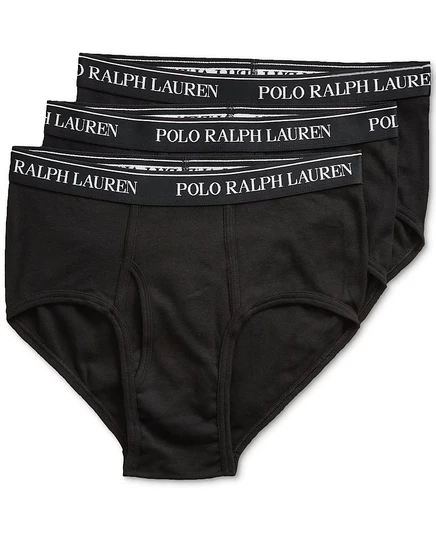 Мужские трусы polo ralph lauren 3 шт., черные