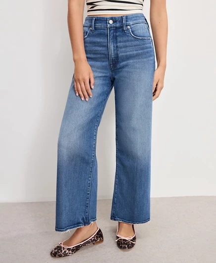 Женские джинсы Good American Good Waist Palazzo, синие