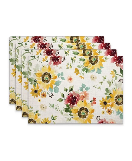 Подставки CounterArt Spring Sunflowers, 4 шт., разноцветные