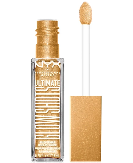 Жидкие тени NYX Ultimate Glow Shots, глитци гуава