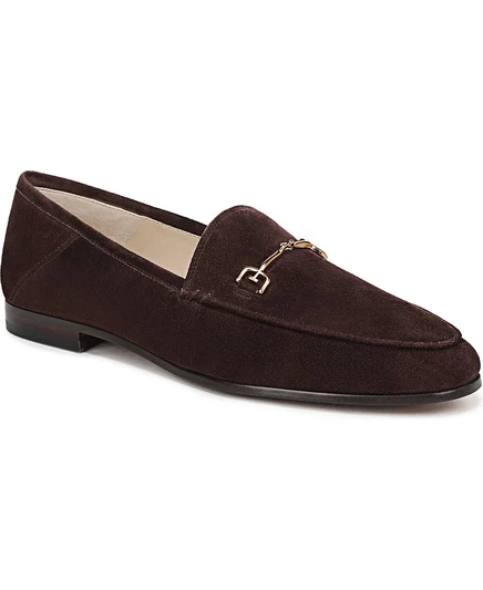 Женские лоферы Sam Edelman Loraine Bit, черно-кофейная замша