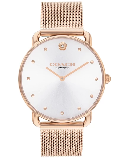 Женские часы Coach Elliot 36мм, розовое золото