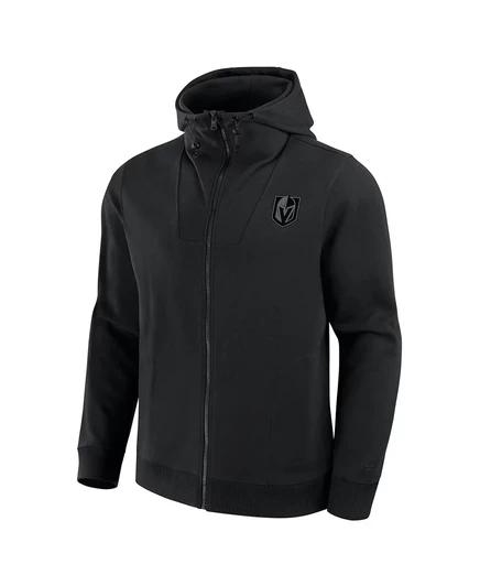 Мужская черная толстовка Fanatics Vegas Golden Knights Elements с капюшоном на молнии black