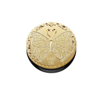 Компактная рассыпчатая пудра для лица Anna Sui 01 (заправка продается Отдельно, только в футляре) золотистого цвета
