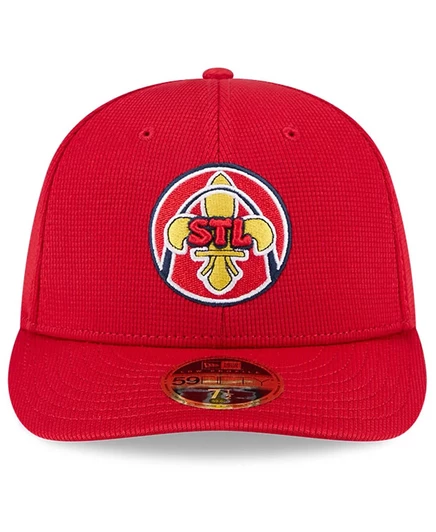 Мужская кепка New Era 59FIFTY St. Louis Cardinals City Connect, красная