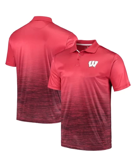 Мужское поло Colosseum Marshall Wisconsin Badgers, красное