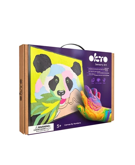 Набор для лепки Wise Elk OKTO по номерам Панда, 29×29 см