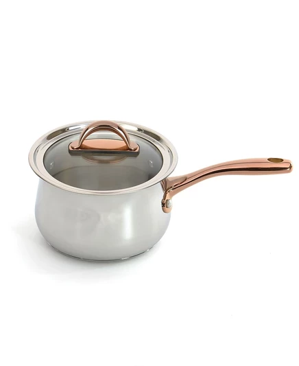 Соусник Berghoff Ouro 2,4 л с крышкой, серебристый