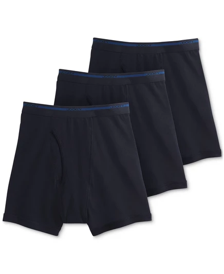 Мужские классические боксерские трусы из хлопка Jockey Mens Classic, 3 упаковки black