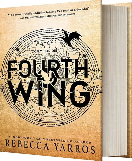 Книга Fourth Wing — Ребекка Яррос, твердый переплет