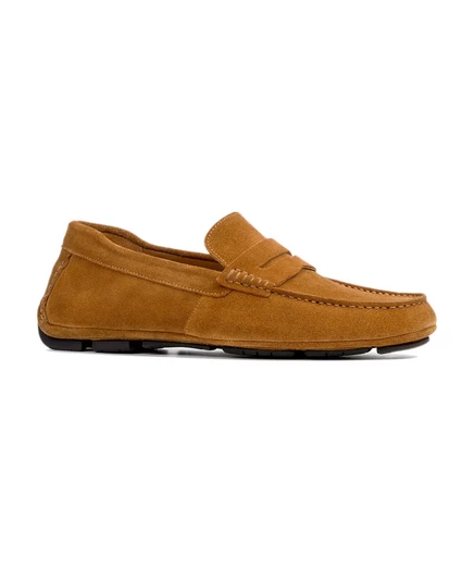 Мужские кожаные мокасины Cruise Driver без шнуровки tan suede