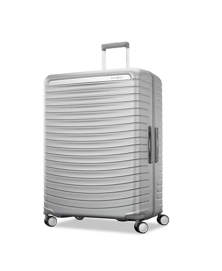 Чемодан Samsonite Framelock Max на 4 колесах, серебристый