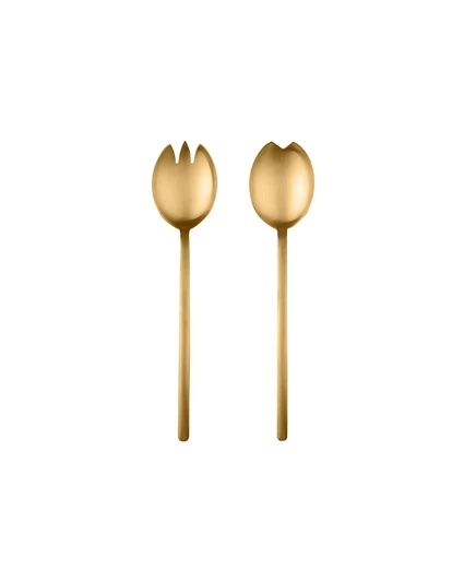 Сервировочный набор для салата Due Ice Oro, золотой, 2 предмета