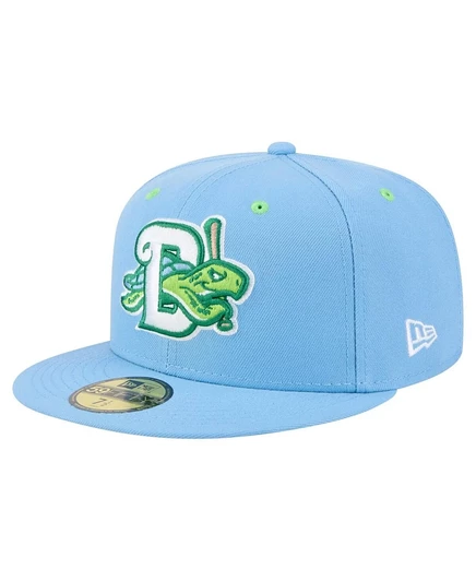 Мужская бейсболка New Era Daytona Tortugas 59FIFTY, светло-голубая