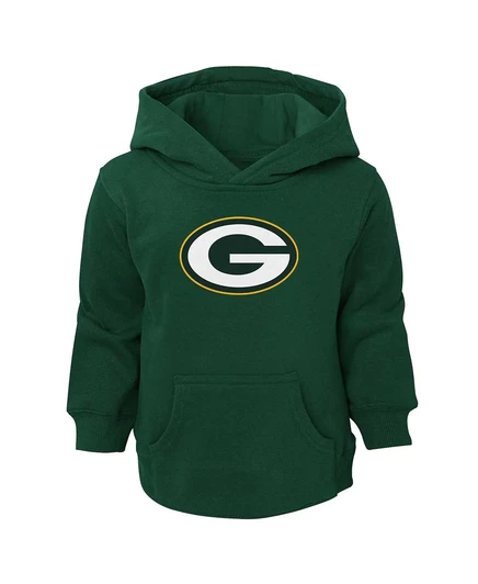 Толстовка-пуловер с логотипом Green Bay Packers зеленого цвета green