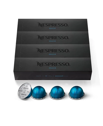 Капсулы Nespresso VertuoLine Odacio, 40 шт., белые