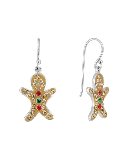 Женские серьги-подвески Macy’s с кристаллами, серебристые