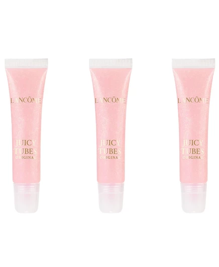 Lancôme, 3 шт. Оригинальный набор блесков для губ в тюбиках Juicy, без цвета