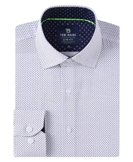 Мужская рубашка Tom Baine Slim Fit, белая