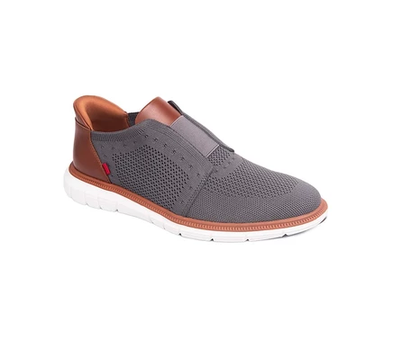 Мужские оксфорды Marc Joseph New York South Street безшнуровые, серые