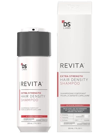 Шампунь для придания густоты волосам DS Laboratories Revita Extra Strength, 205 мл, не окрашивает волосы