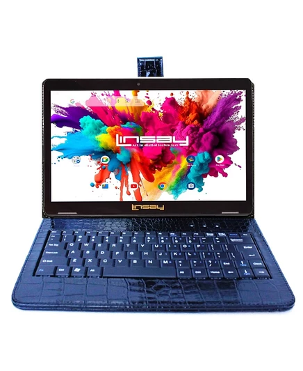 Планшет LINSAY 10.1″ 4/128 ГБ Android 15, черный