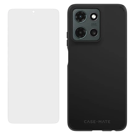 Защитный пакет Case-Mate с жестким корпусом и защитным стеклом для Motorola Kansas black