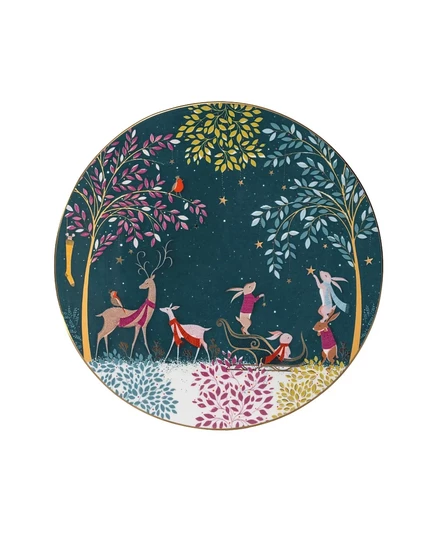 Сервировочная тарелка Portmeirion Woodland Tales, синяя