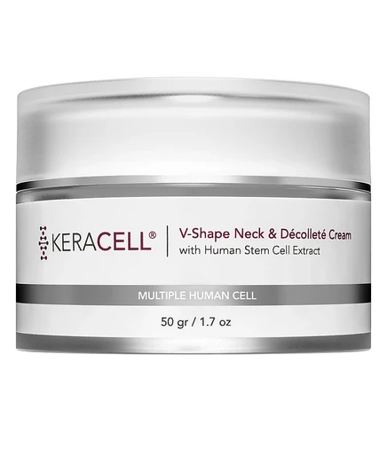 Бесцветный крем KERACELL для лица, шеи и декольте V-образной формы