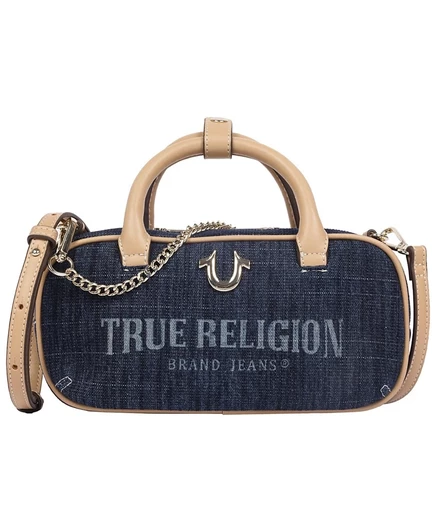 Женская сумка True Religion Bentley джинсовая, бежевая