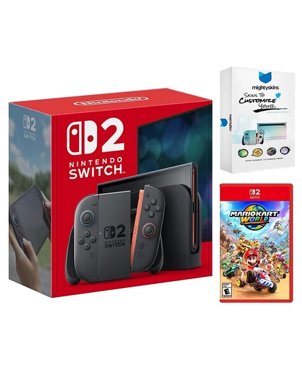 Игровая консоль Nintendo Switch 2 Mario Kart World Edition, 64 ГБ, 6.2″, серая